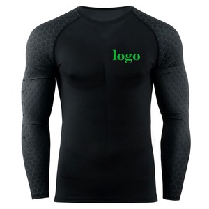 Full Sleeve Customizable High Quality Compression Rash Guard for MMA <b>BJJ</b> Men - Product Image 5