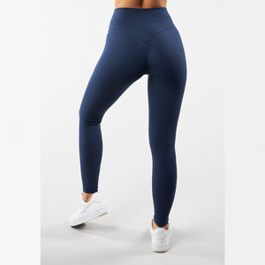 High Quality Ladies Spandex/Nylon Shorts Mid Waist Workout Running Customizable Logo Solid Quick Dry Breathable - Product Image 2