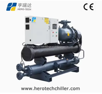 Refroidisseur industriel 120 CV, refroidisseur à eau, ligne de production laitière industrielle, refroidisseur au glycol