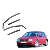 Accessoires automobiles fournis par l'usine pour Volkswagen Golf 5 MK5 2004 : Déflecteurs de vitres encastrés, visières de fenêtre, déflecteurs de vitres de voiture