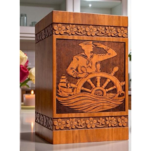 Compact Wooden Urn for Ash Storage Wooden Urn for Ashes with Velvet Bag Inside urn by AYAANS - Product Image 6