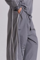 Ensemble coupe-vent oversize personnalisé pour femme – Veste à capuche zippée imperméable et respirante avec pantalon de survêtement décontracté, coupe ample et légère