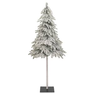 82.7 \ "albero di natale artificiale con 300 Set di sfere di LEDs floccate neve per decorazioni Festive - Product Image 5