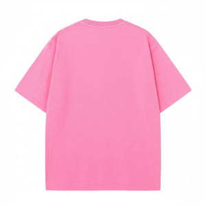 Camisetas Casuales de Manga Corta para Hombre, Personalizadas, de Algodón 100%, 220 g/m², Color Rosa, Talla Grande, Corte Holgado - Product Image 1