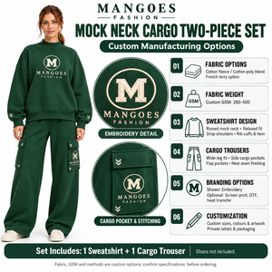 Sudadera Oversize de Cuello Alto para Mujer, de Forro Polar Grueso, 100% Algodón, Otoño/Invierno, Personalizable por Delante, Casual - Product Image 6
