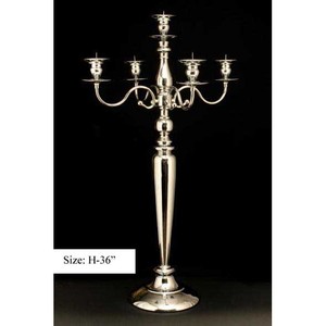 Candelabro de Cristal Hecho a Mano de Lujo con 5 Brazos para Navidad, San Valentín, Bodas y Banquetes - Product Image 1