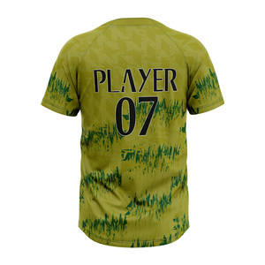 Camiseta de Béisbol Universitaria Personalizada con Logotipo Frontal, de Alta Calidad, Transpirable, de Spandex/Poliéster, de Secado Rápido, con Impresión por Transferencia de Calor - Product Image 6