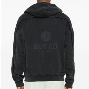 Sudaderas con capucha de diseño personalizado para uso casual, sudaderas con capucha con lavado ácido al por mayor, sudaderas con capucha con lavado ácido de alta calidad para adultos - Product Image 4