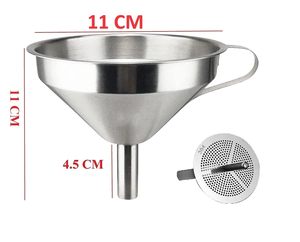 Entonnoir en acier inoxydable de qualité alimentaire avec passoire à mailles fines, compatible lave-vaisselle, durable, haute qualité, logo personnalisé, pour remplissage de bouteilles - Product Image 5