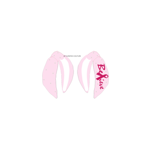 Diadema de Cuentas Hecha a Mano para la Concienciación sobre el Cáncer de Mama, Accesorio para el Cabello Ecológico y Moderno en Color Rosa para Mujer, Ap Curated Couture - Product Image 1