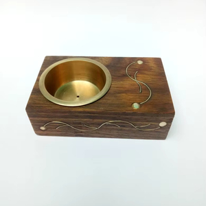 Modern Design Wooden Bakhoor Burner Carved Bakhoor Burner Laser Engraving Bakhoor Burner Mubkhar At factory Wholesale Price - Product Image 1