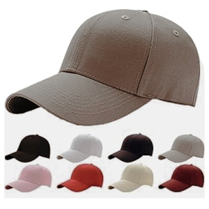 2025 New Fashion 6 Panel Unisex Cotton <b>Plain</b> Colour Baseball Hats Custom 3D Embroidery Logo Two Tone Curved Brim Baseball <b>Cap</b> - Product Image 1
