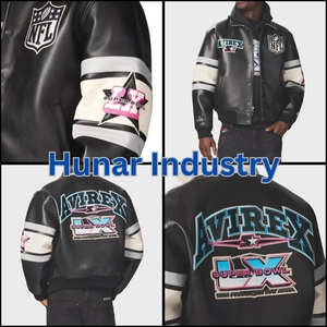 Custom Made Logo Your Own Design Outdoor Woven Casual Stand Collar Embroidery <b>Leather</b> <b>Men's</b> Winter <b>Jackets</b> - Product Image 3