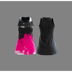 Uniforme de Equipo de Netball Hecho a Medida |   Uniforme de Netball Sublimado con Logotipo, Nombre y Número del Equipo |   Poliéster Transpirable - Product Image 5