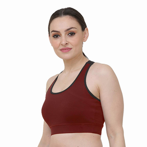 OEM Sports Bra for Women With Padded Yoga Crop Tank Tops Fitness Workout Running Bra Made in Pakistan Customized Sports Bra - Product Image 5