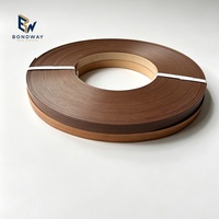 Bande de chant PVC auto-adhésive effet bois mat, rouleau de 22 mm, largeur personnalisable 0,4-3 mm, pour placage, MDF, porte de meuble de cuisine