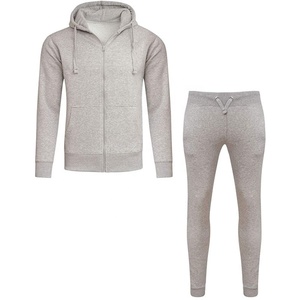 Latest Design Men's Blank Gym Hoodies With <b>Matching</b> <b>Joggers</b> Trousers Sports Tracksuit <b>Set</b> - Product Image 1