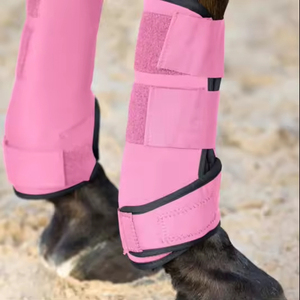 Nouveauté 2026 – Bottes d'équitation personnalisables en coton de haute qualité, couleur unie, pour la protection des jambes du cheval - Product Image 6