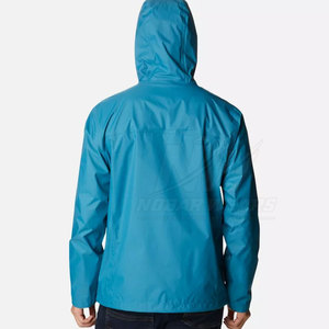 <b>Men</b> Rain <b>Jackets</b> Waterproof <b>Lightweight</b> Outdoor Breathable Fishing Hiking Camping Full Zip Performance Layer - Product Image 2