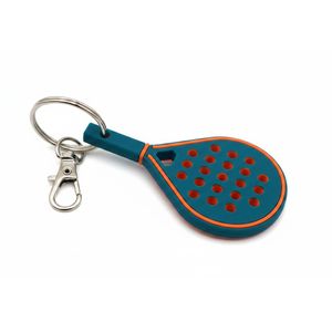 Llavero de Goma con Forma de Raqueta de Tenis y Pádel, con Logotipo Personalizado, Material Duradero, Tamaño Personalizado para Regalos de Eventos, Venta al Por Mayor, Personalizable - Product Image 2