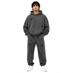 Survêtement personnalisé pour hommes, sweat-shirt à capuche et pantalon de jogging, fabricant, fournisseur en gros, taille personnalisée - Product Image 2
