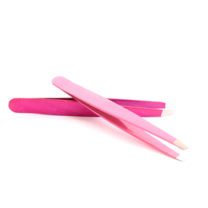 Pinzas de Depilación de Acero Inoxidable con Punta Curva Inclinada, para Eliminar Vello No Deseado, Depilación Precisa, Herramienta Artesanal - Product Image 4