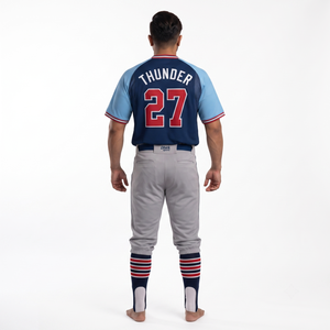 Maillot de baseball rétro pour homme, 100% polyester, sublimé, avec impression numérique du nom et du logo de l'équipe, personnalisable OEM - Product Image 2