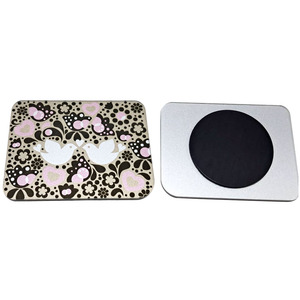 Rectangle Acrylic Magnetic <b>Sticker</b> Love Dove Pattern for <b>Wedding</b> Fridge Decoration - Product Image 4