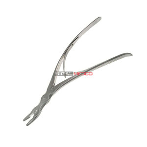 Pinzas Rongeur de 11.5 Pulgadas, Instrumento Quirúrgico Ortopédico, Mandíbulas Angulares en Forma de Copa de 5mm x 13mm, Acero Inoxidable Premium para Cortar Huesos - Product Image 1
