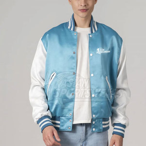 Chaqueta de Satén para Hombre, Corte Holgado y Moderno, Cómoda para Adultos, Precio al por Mayor, Proveedor de Ropa - Product Image 2