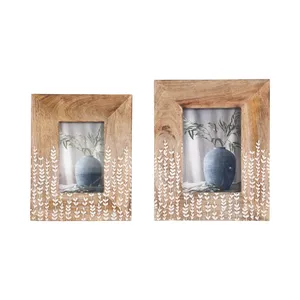 Cadre photo en bois moderne rustique, écologique, incassable et résistant aux UV pour affichage sur table, décoration intérieure contemporaine - Product Image 5