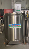 500 L 1000L 2000L Acier Inoxydable Miel Jus De Fruits Purée De Fruits Ketchup Yaourt Lait Pasteurisateur HJ-SJ500