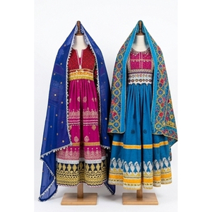 Vestidos Tradicionales Afganos Kuchi Ecológicos, Estilo Holgado, Vestido Tribal Afgano Kuchi Pashtun Vintage, Producto en Venta - Product Image 3