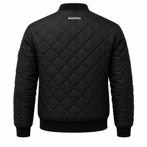 2026 New Fashion <b>Men's</b> Quilted <b>Jacket</b> <b>Lightweight</b> Padded Winter Coat Stand Collar Full Zip Casual Outdoor Warm <b>Jacket</b> Wholesale - Product Image 2