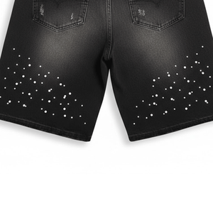 <b>Top</b> Quality Men <b>Rhinestone</b> Short Adult Wear Hot Selling Comfortable Cheap Price <b>Rhinestone</b> Short with Custom Logo/design - Product Image 6