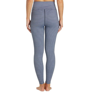 High Waist Striped Leggings Gym Women spandex/polyester Leggings Butt Lifting Soft Workout <b>Tights</b> Seamless Leggings for Sale - Product Image 5