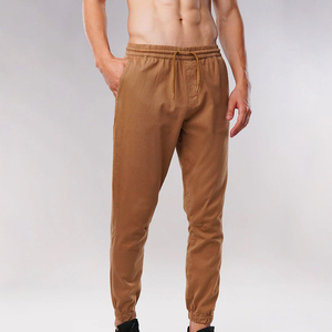 Best Selling Men's Casual Outdoor Sports Lightweight <b>Brown</b> <b>Joggers</b> Plus Size Breathable Fleece Quick Dry Anti-Wrinkle Custom Mid - Product Image 3