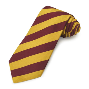 Cravate à nouer brodée rayée pour homme, faite à la main, avec logo maçonnique personnalisé de haute qualité - Product Image 3