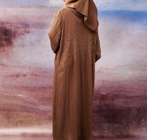 Best Selling Beautiful Dubai Women Abaya Traditional Islamic Polyester Wedding Turkish Style Anti-Wrinkle Floor Length Long - Product Image 2
