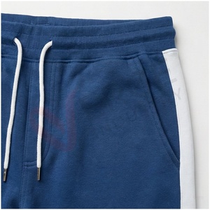 Conjunto Deportivo Azul con Capucha para Hombre, Manga Larga, Color Sólido, Casual, Transpirable, Corte Regular, para Otoño, con Bolsillos con Cordón - Product Image 5