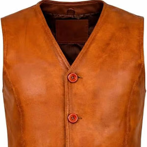 Chaleco de Cuero Reversible para Hombre, Talla Grande, Secado Rápido, Transpirable, Estilo Hip Hop, Ropa Exterior para Otoño, Diseño a Cuadros - Product Image 3