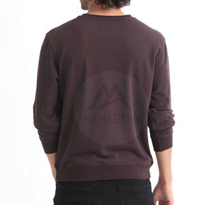 เสื้อสเวตเชิ้ตผู้ชาย ผ้าฝ้าย 100% คอกลม แขนยาว ระบายอากาศได้ดี แห้งเร็ว เป็นมิตรกับสิ่งแวดล้อม เหมาะสำหรับฤดูหนาว สวมใส่สบายๆ สไตล์สตรีทแวร์ - Product Image 3