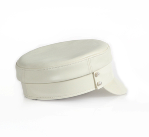 OEM Custom Logo Fiddler <b>Cap</b> Private Label Embroidery Flat Top Hat Customized Brand Print Fiddler <b>Cap</b> Blank <b>Vintage</b> Sailor <b>Cap</b> - Product Image 2