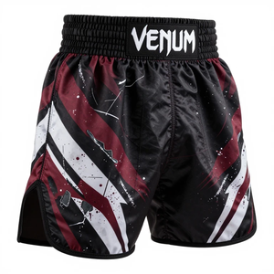 กางเกง MMA ระบายอากาศ แห้งเร็ว ปรับแต่งได้ คุณภาพสูง ผลิตด้วยเทคนิค Sublimation ผ้ายืดสแปนเด็กซ์/โพลีเอสเตอร์ ใส่สบายสำหรับทุกเพศ - Product Image 4