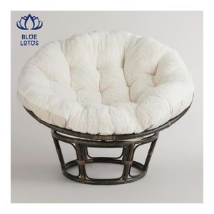 IN HIGH DEMAND Papasan Chair 2026 Woven Frame Thick <b>Cushion</b> for Lounge Seating and Study Corner Stable and Breathable - Product Image 1