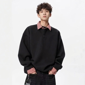 Wholesale Custom <b>Men's</b> Crewneck Pullover <b>Sweatshirt</b> Cotton Digital Print Loose Fit Knitted Long Sleeve Casual Autumn Streetwear - Product Image 5