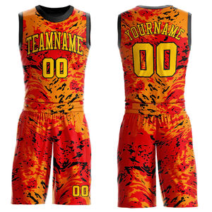 Custom Sublimation Basketball Uniform Set Breathable Team Basketball Jersey Shorts Personalized Mesh Training Sports Wear Men - Product Image 1