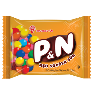 Caramelos de chocolate con leche en forma de bola, coloridos y recubiertos de azúcar, para niños, 30 unidades por 12 bolsas, 12 meses de duración, Vietnam, refrigerar y conservar en seco. - Product Image 1