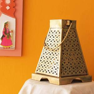 Stylish Decorative Lantern – Ethereal Metal Lantern <b>Sconce</b> Elegant Centerpiece & Hanging <b>Light</b> for Weddings & Luxury Events - Product Image 4