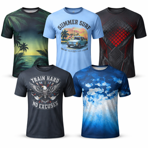 Camisetas de Poliéster Personalizadas al por Mayor para Hombre - Proveedor Directo de Fábrica para Pedidos al por Mayor - Product Image 1